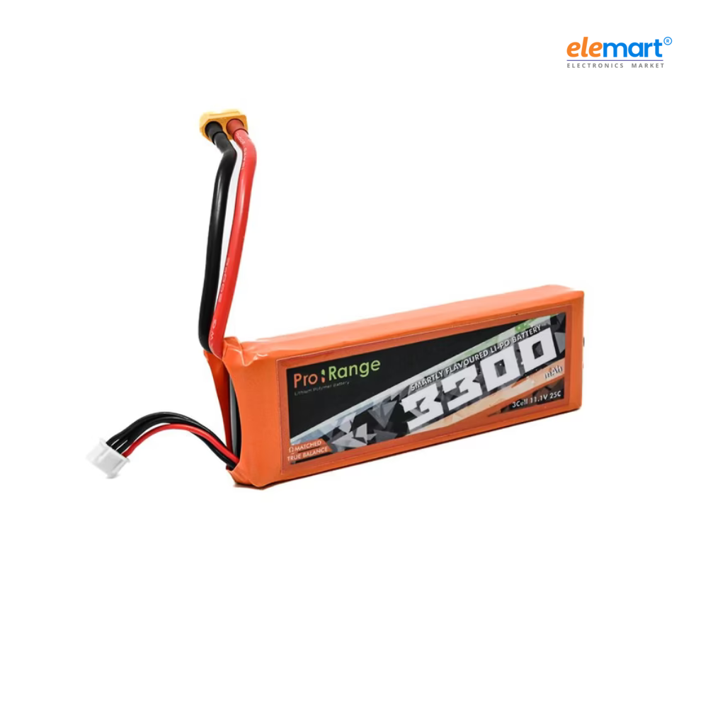 Pro-Range 11.1V 3300mAh 25C 3S Lithium Polymer Battery Pack