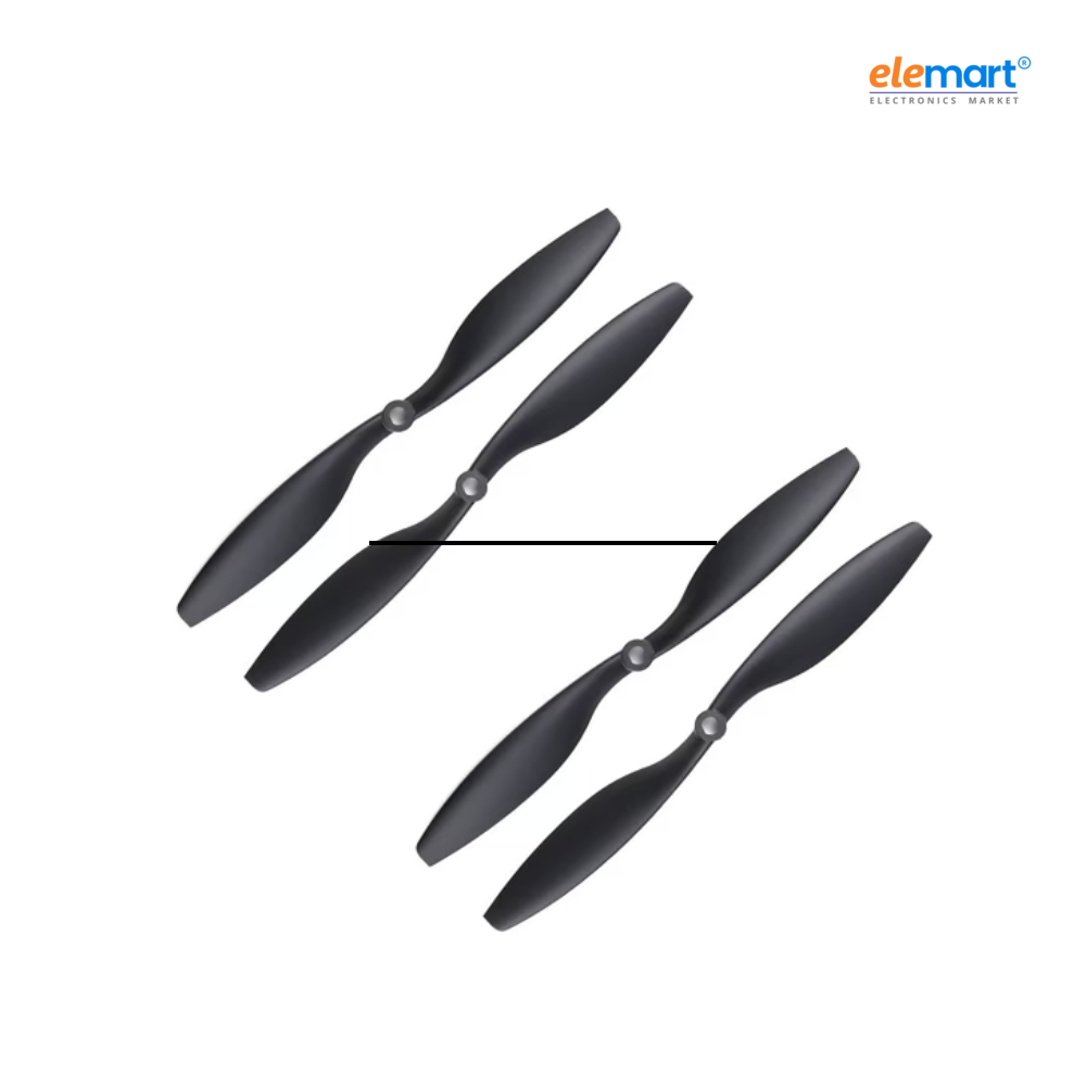 Orange HD Propellers 1045(10X4.5) ABS DJI Black 2CW+2CCW-2pair-Premium Quality