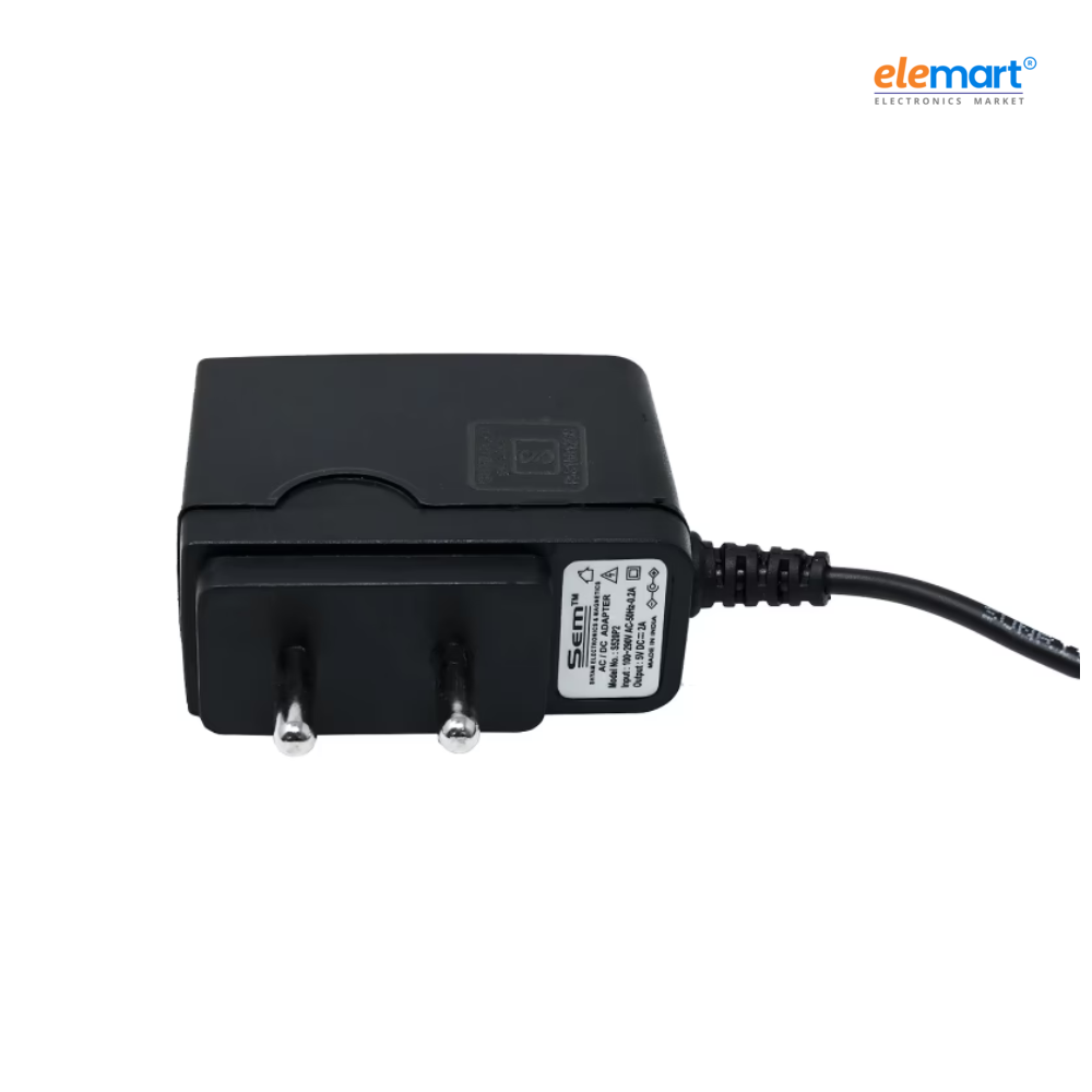 Standard 5V 2A Power Supply with Dual Pin DC Plug