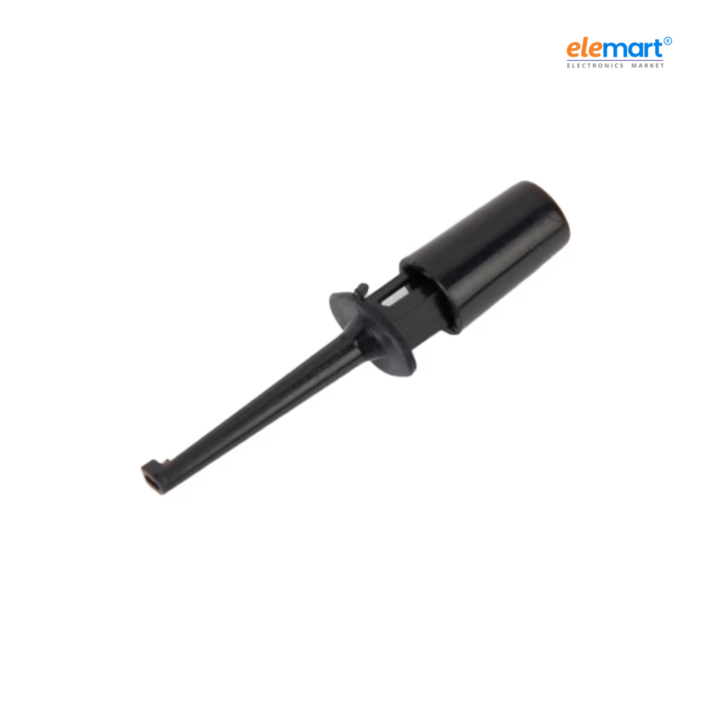 43mm Round Small Single Test Hook Clip Test Probe Black
