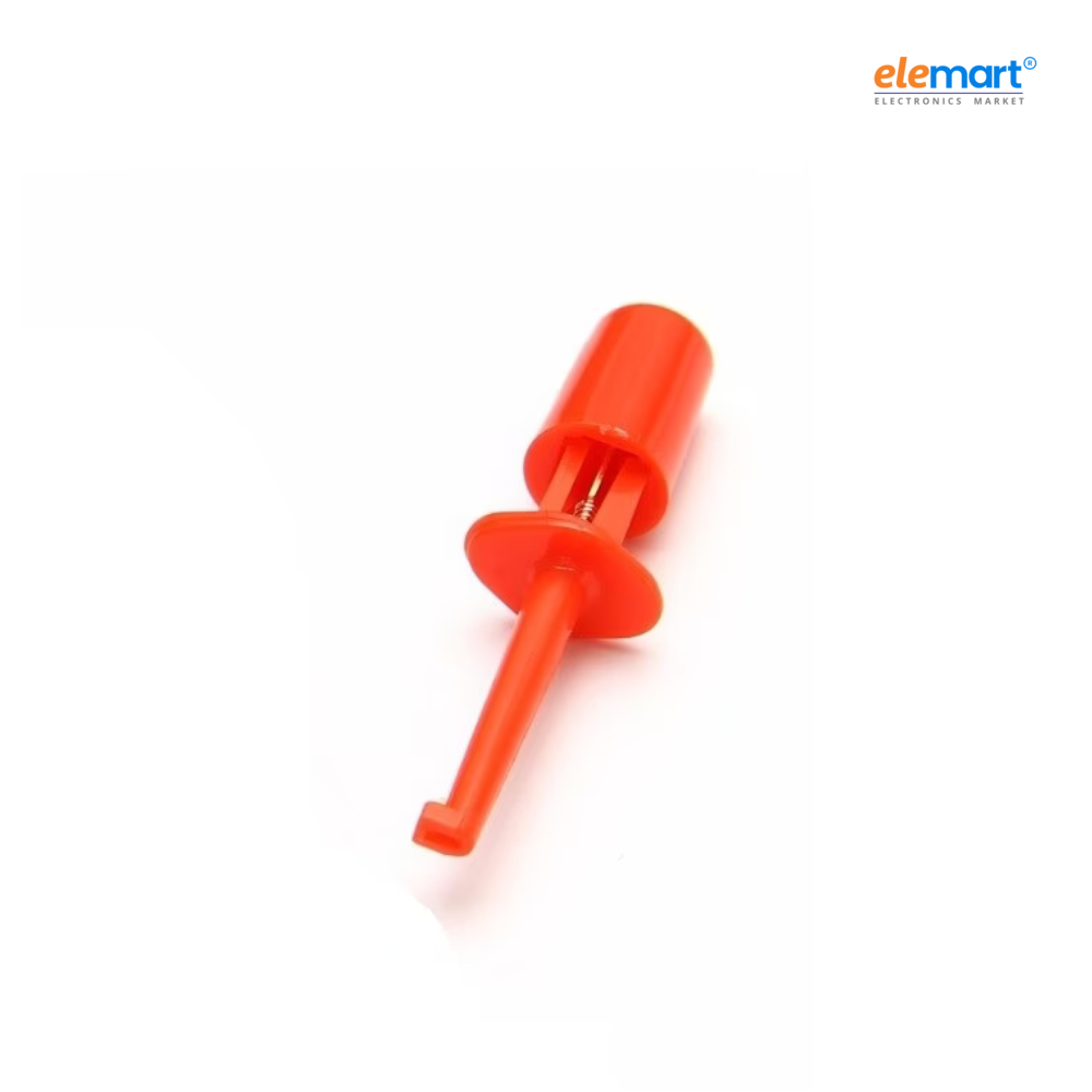 43mm Round Small Single Test Hook Clip Test Probe Red