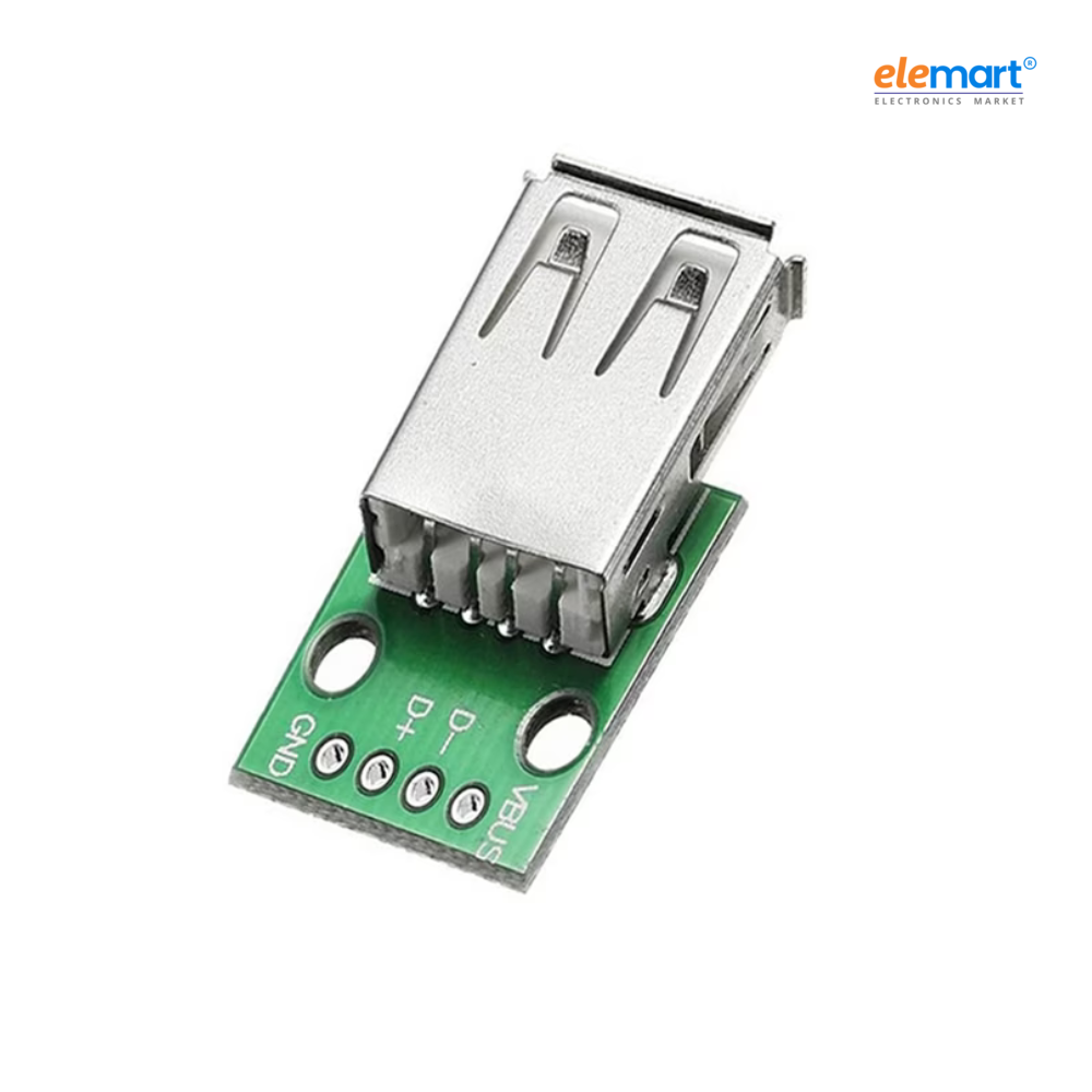 USB Female to 2.54mm Breakout Board with Direct 4P Adapter Board- 2Pcs