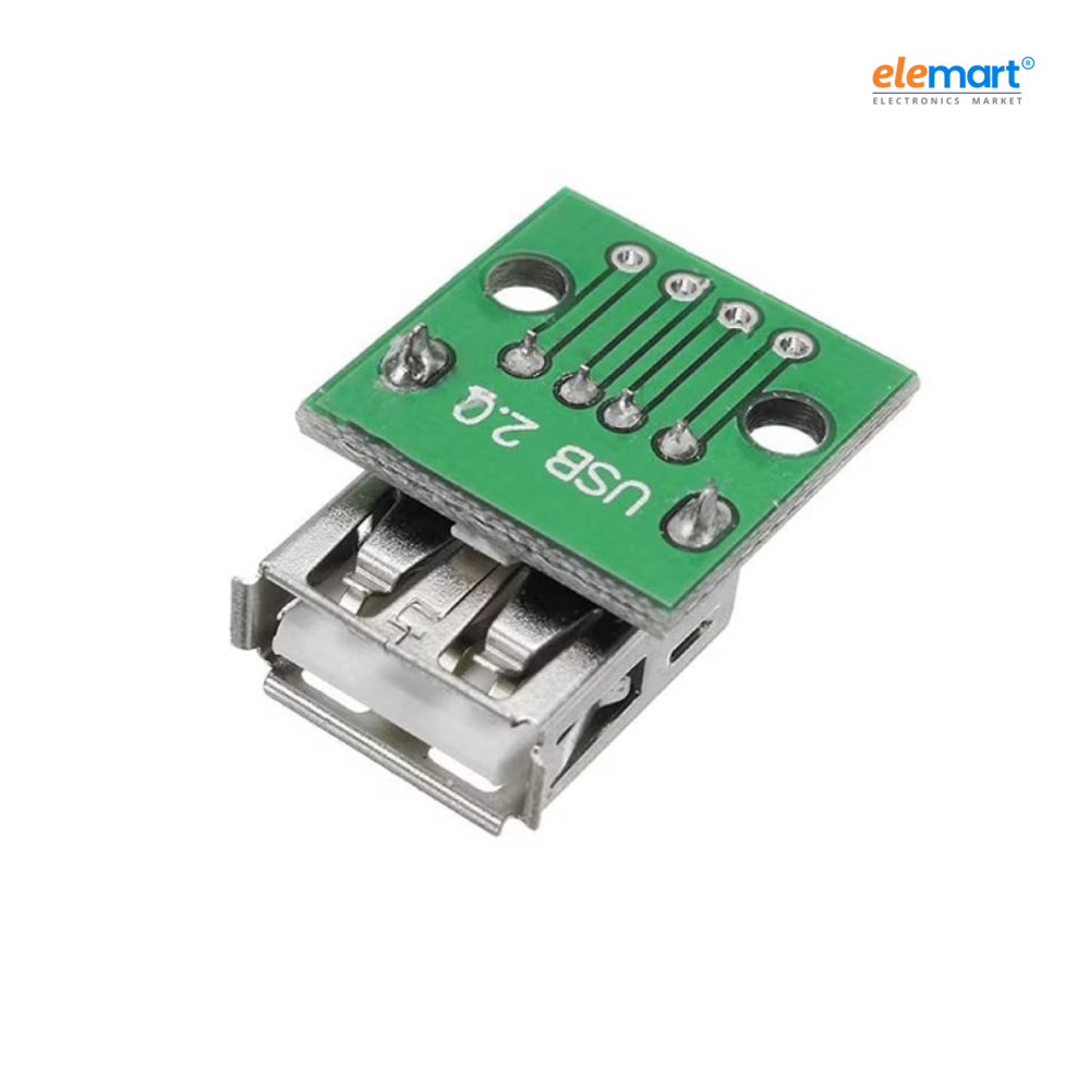USB Female to 2.54mm Breakout Board with Direct 4P Adapter Board- 2Pcs