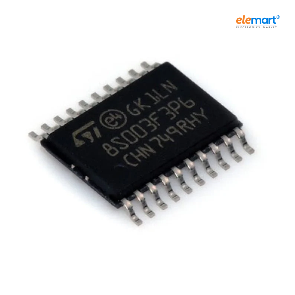 STM8S003F3P6TR - 8bit MCU 8Kb Flash 16MHz CPU EEPROM Microcontroller 20Pin TSSOP