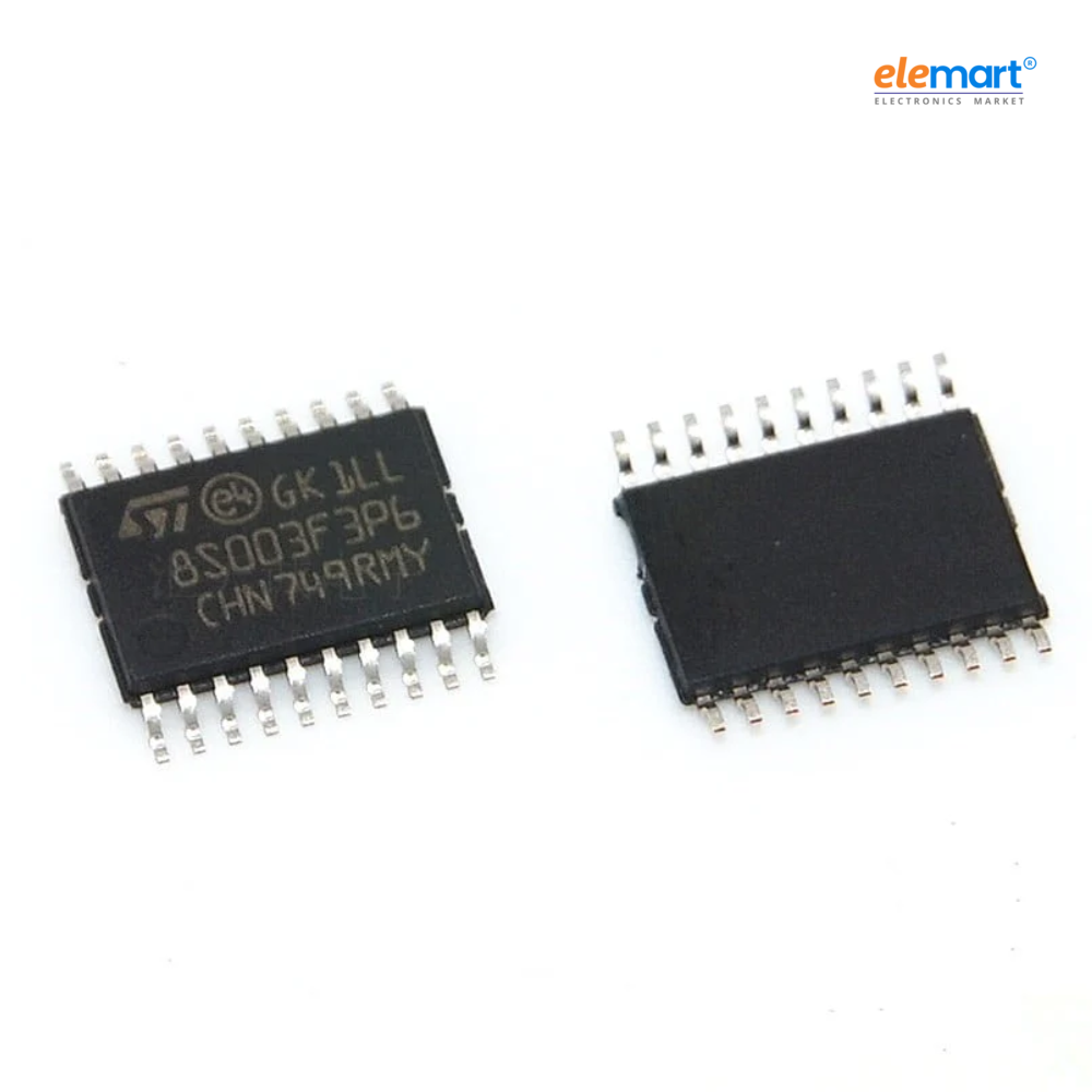 STM8S003F3P6TR - 8bit MCU 8Kb Flash 16MHz CPU EEPROM Microcontroller 20Pin TSSOP