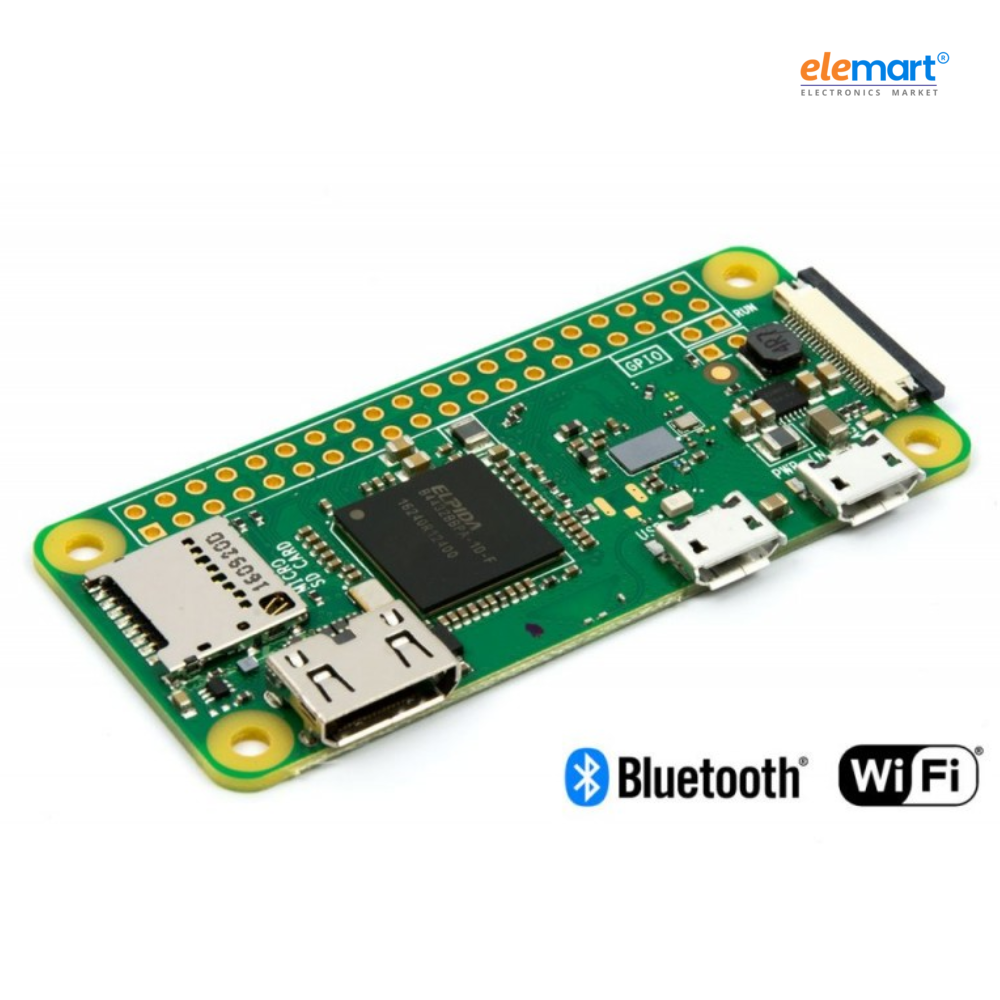 Raspberry Pi Zero W (Wireless) With In-Built Wifi and Bluetooth