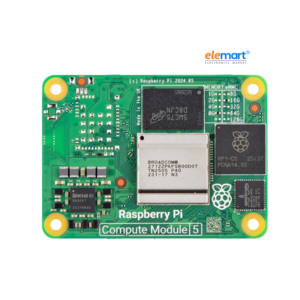 Raspberry Pi Compute Module 5- 8GB RAM, 32GB eMMC, 2.4/5.0GHz Wi-Fi & Bluetooth 5.0 (CM5108032)