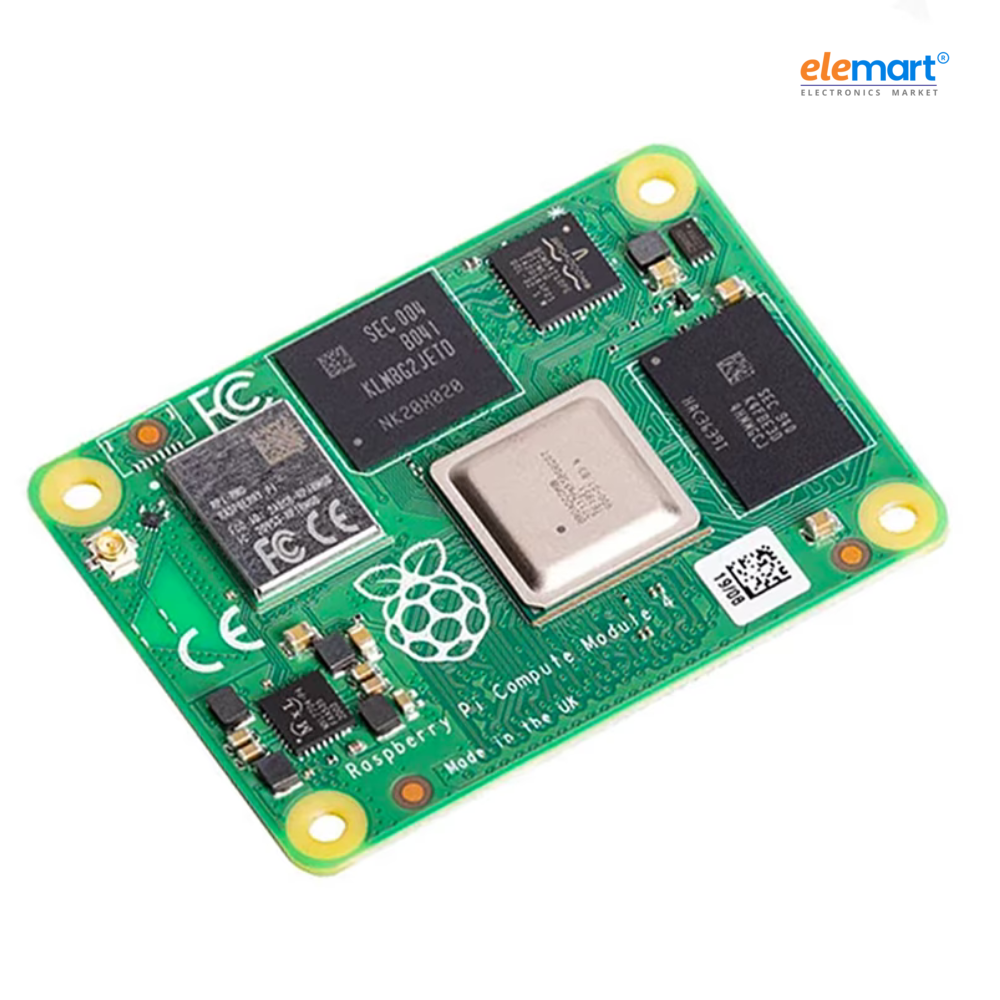 Raspberry Pi Compute Module 4 – 8GB RAM, 32GB eMMC, 2.4/5.0GHz Wi-Fi & Bluetooth 5.0 (CM4108032)