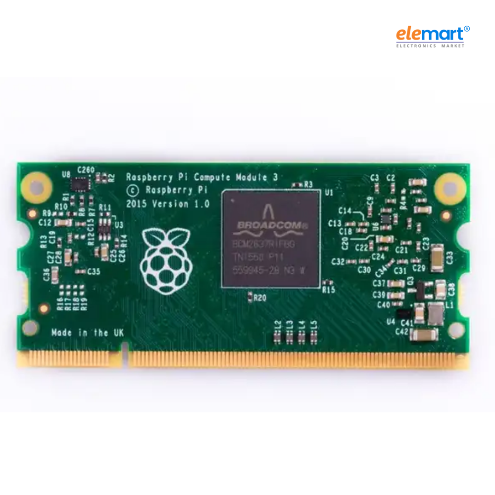 Official Raspberry Pi CM3 Compute Module 3, (1GB RAM 4GB eMMC)