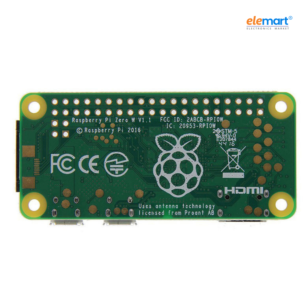 Raspberry Pi Zero W 512MB RAM WiFi BLE Board