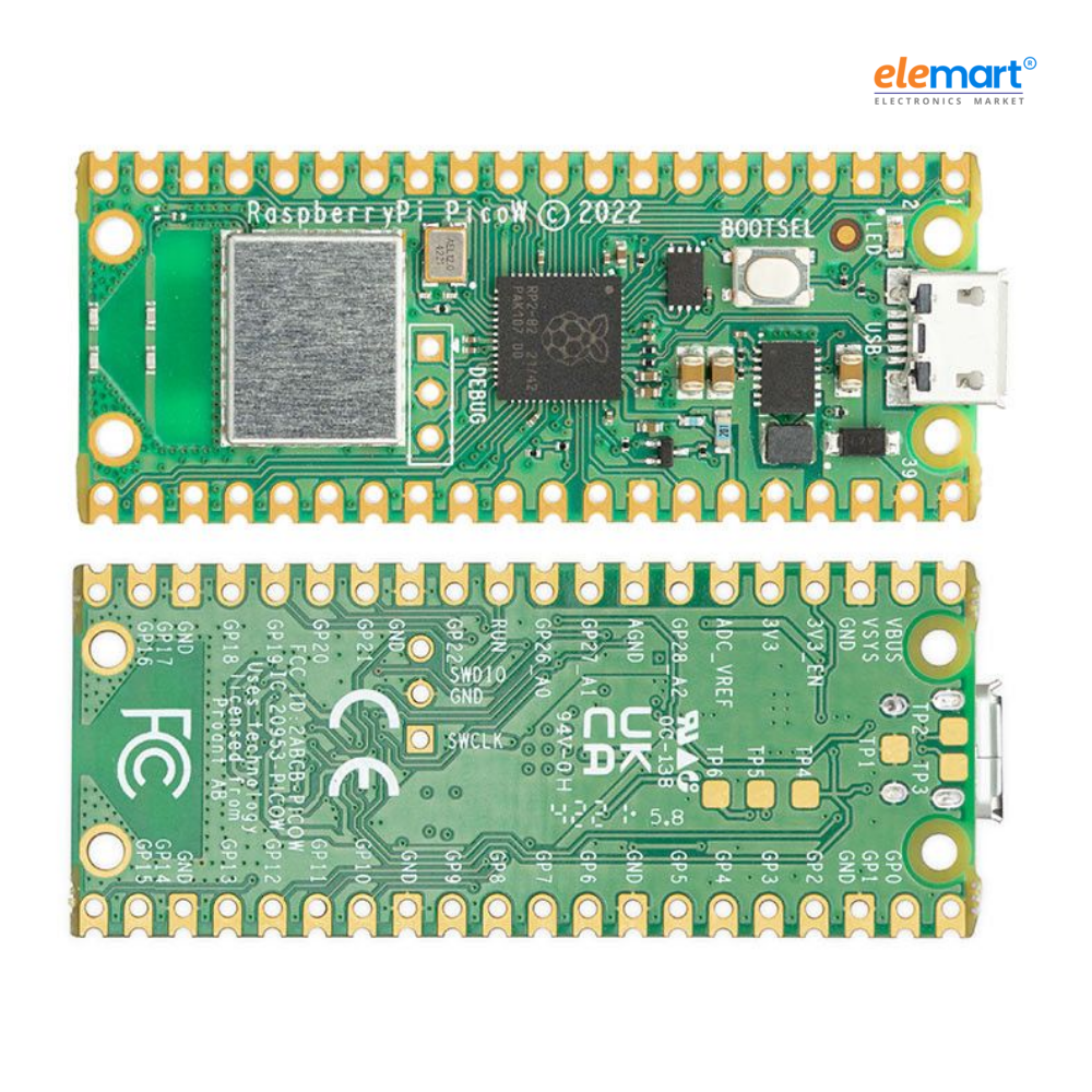 Raspberry Pi Pico W RP2040 Board Wireless (802.11n)