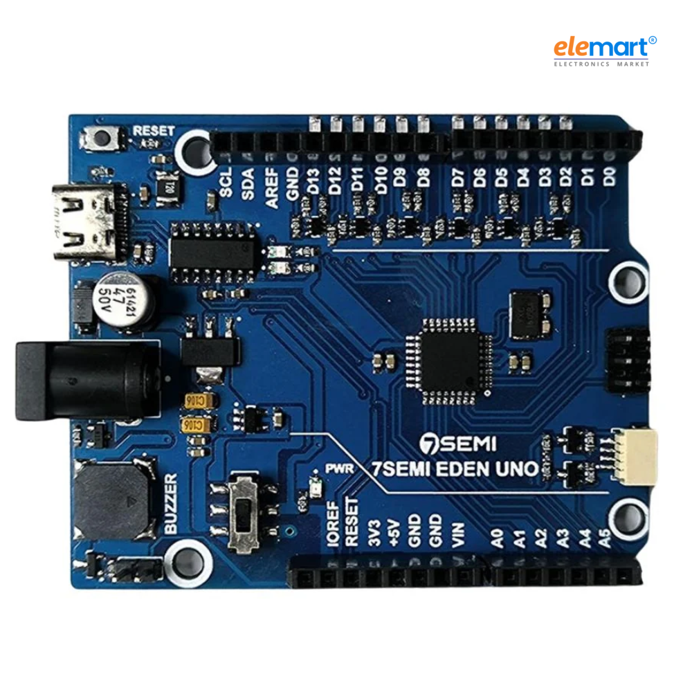 7Semi Uno SMD, USB-C, Buzzer, Qwiic Connect ATmega328P Board