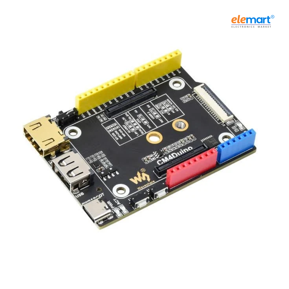Arduino Compatible Base Board For Raspberry Pi Compute Module 4, HDMI, USB, M.2 Slot