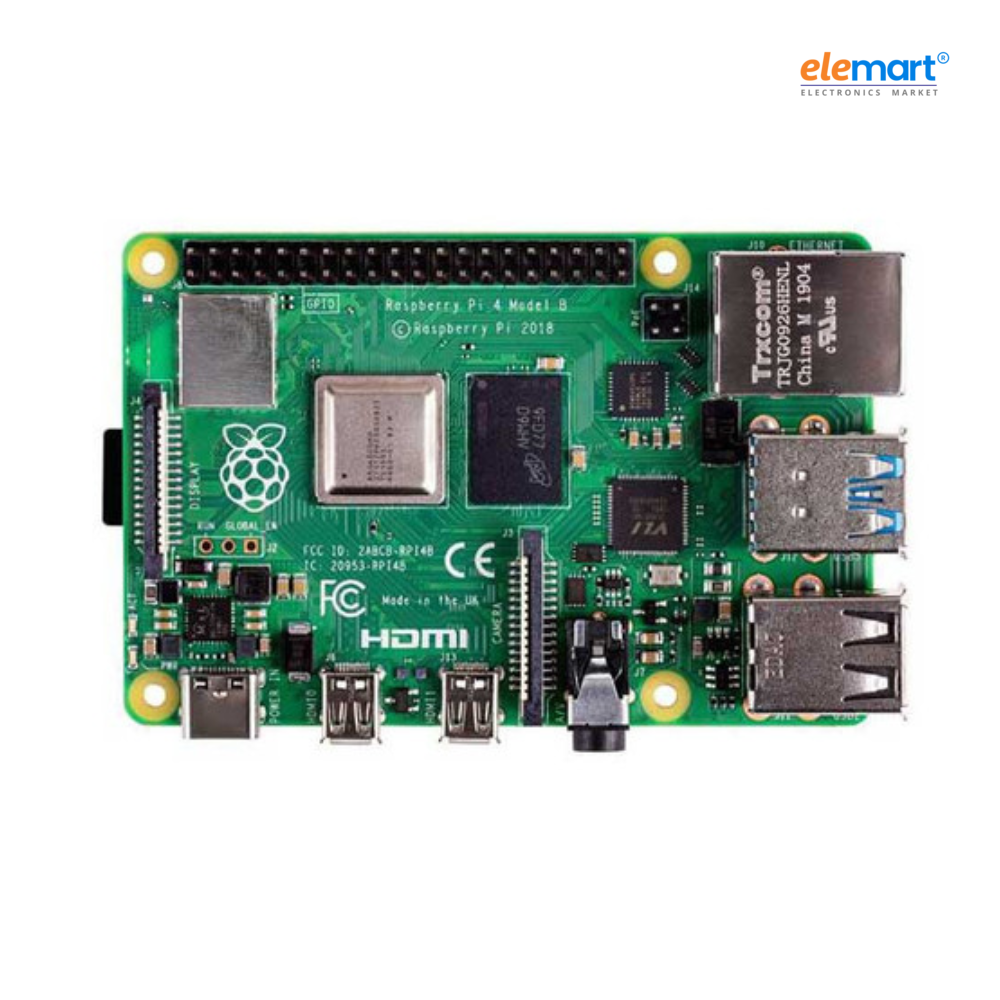 Raspberry Pi 4 Model-B 1/2/4/8GB RAM PoE Enabled