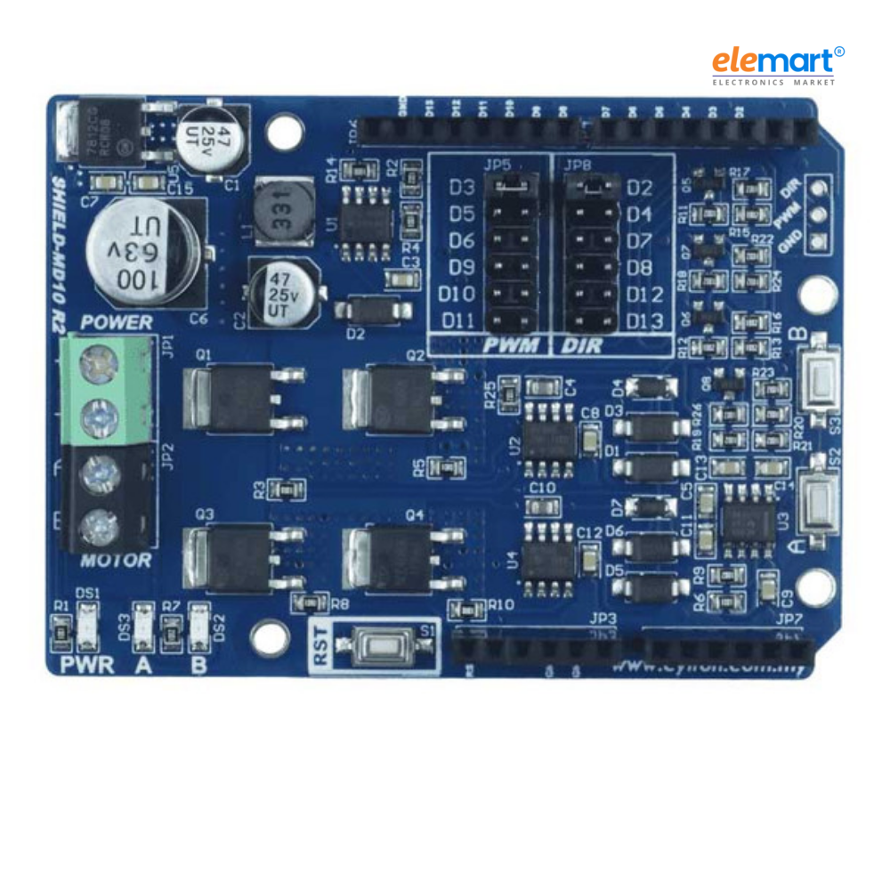 SHIELD-MD10 10A 7-30V DC Motor Driver Shield for Arduino