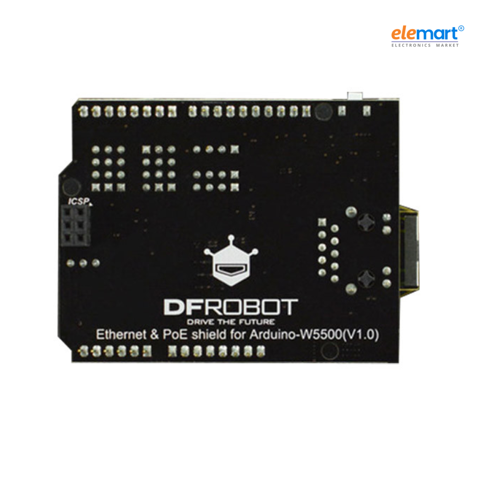 Ethernet and PoE Shield for Arduino - W5500 Chipset
