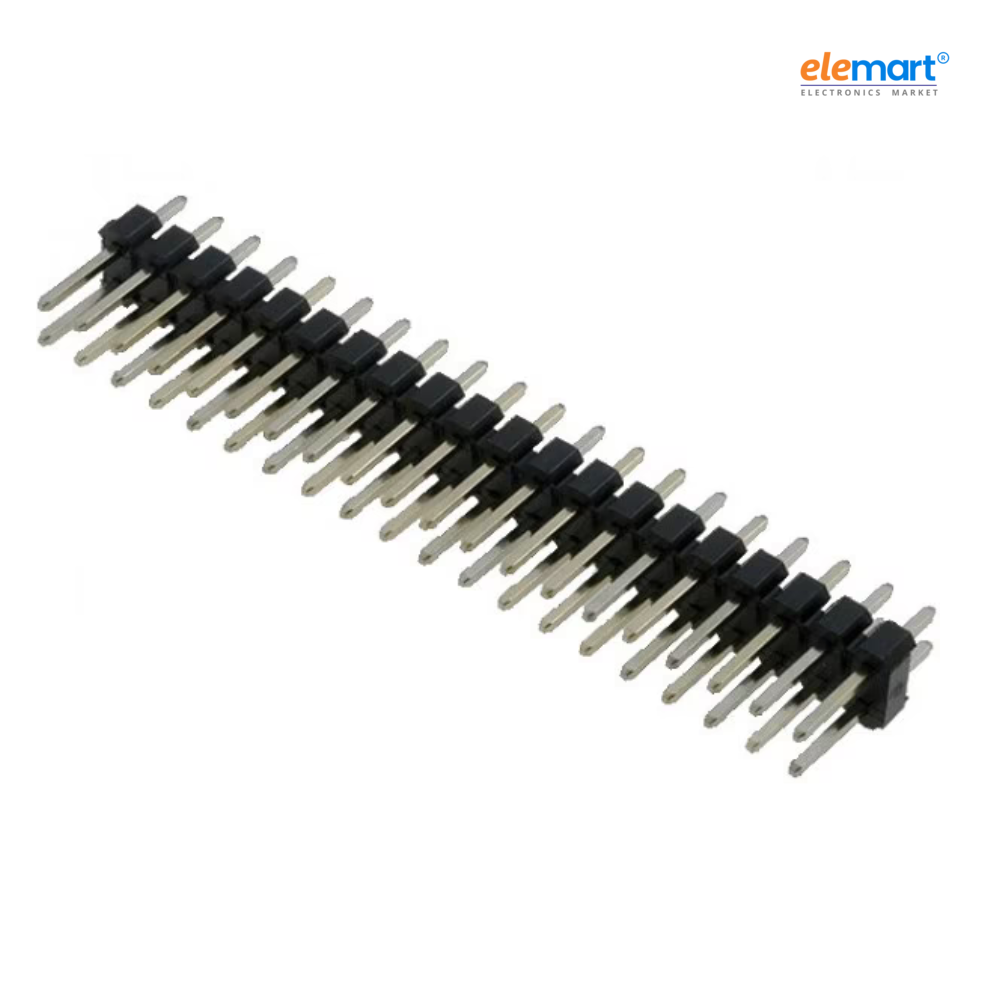 2.54MM pitch 40 Pin Male Double Row (2×20) Pin Header Strip Breakable