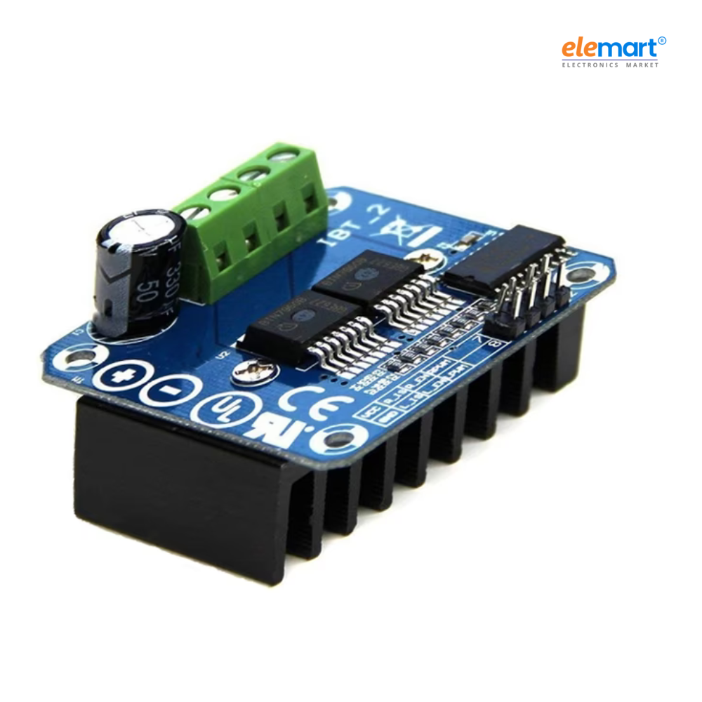 Double BTS7960 43A H-Bridge High-Power Stepper Motor Driver Module