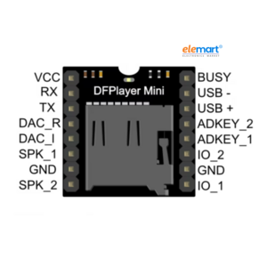 MP3-TF-16P MP3 SD Card Module with Serial Port
