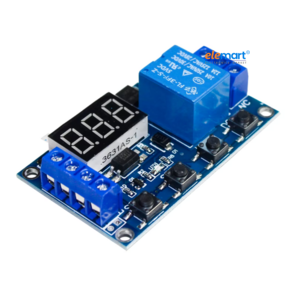6-30V 1-Channel Power Relay Module with Adjustable Timing Cycle
