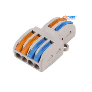 PCT-SPL-42 0.08-2.5mm 4:2 Pole Wire Connector Terminal Block with Spring Lock Lever for Cable Connection