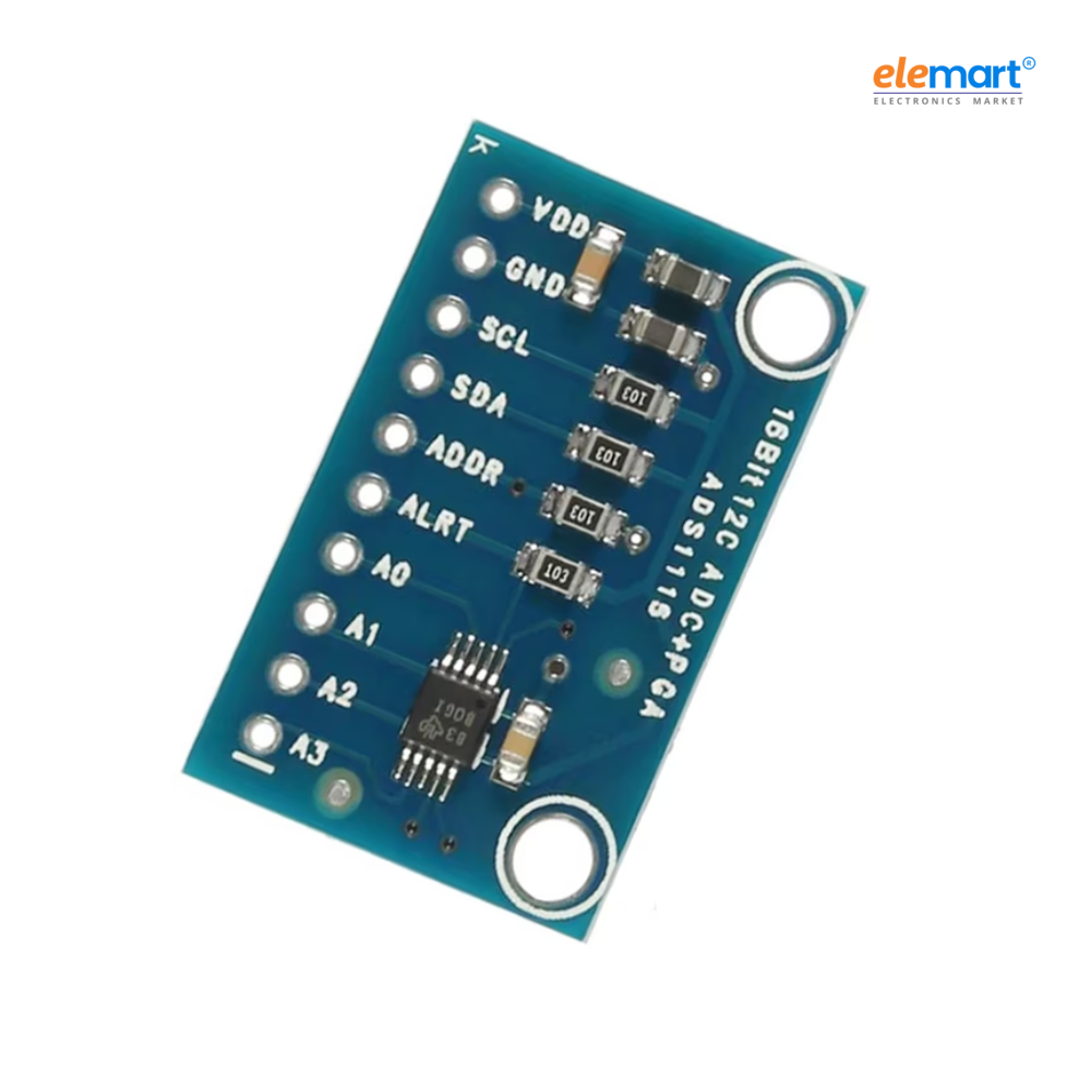 ADS1115 16-Bit ADC- 4 Channel with Programmable Gain Amplifier