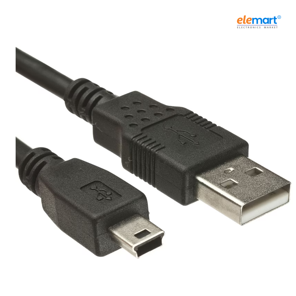 Cable For Arduino Nano USB A to MINI B (Nickel Plated Connector)-1.2 M