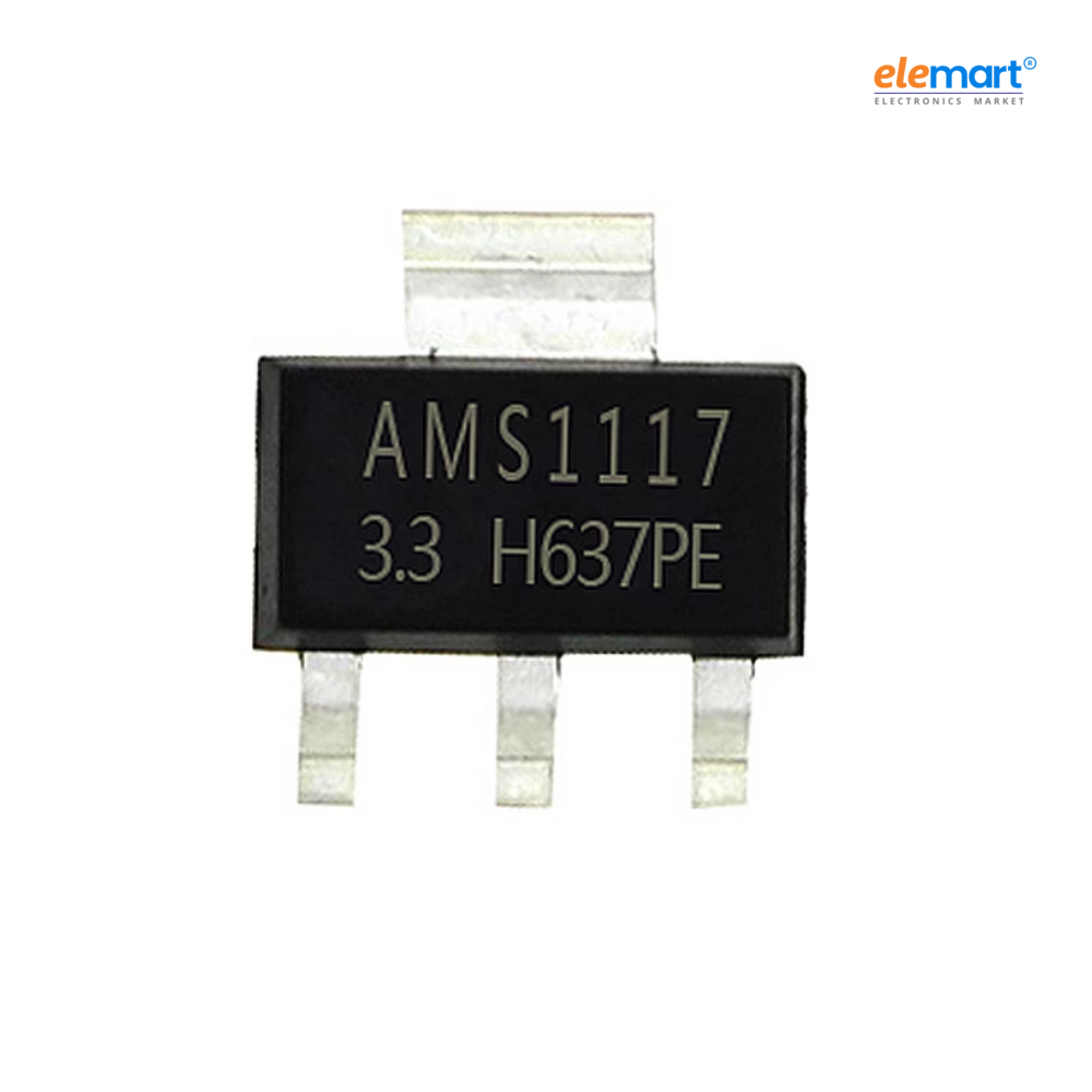 AMS1117-3.3V, 1A, SOT-223 Voltage Regulator IC