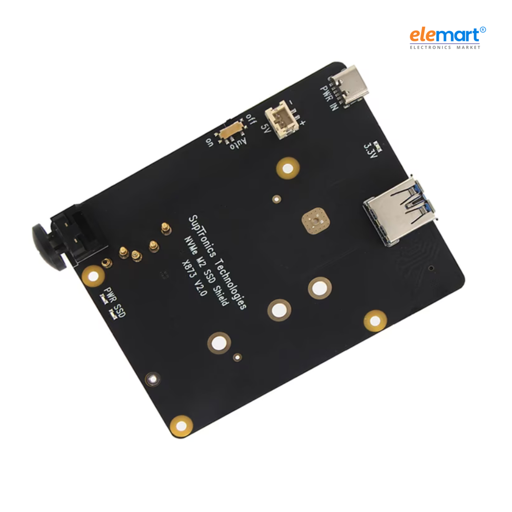 Geekworm X873 V2.0 M.2 NVME SSD Storage Expansion Board for Raspberry Pi 4