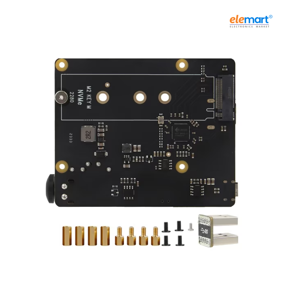 Geekworm X873 V2.0 M.2 NVME SSD Storage Expansion Board for Raspberry Pi 4