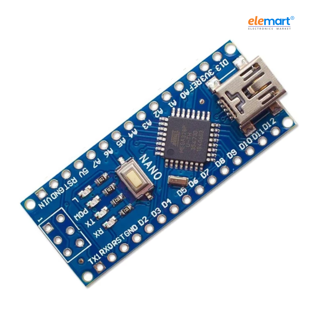 Nano Board R3 with CH340 Chip Mini-USB Port compatible with Arduino (Unsoldered)