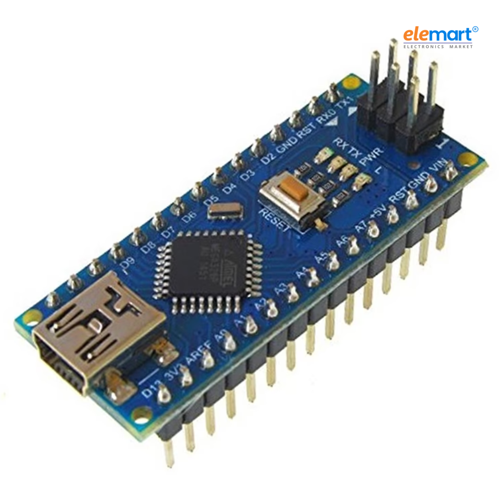 Nano CH340 Chip Board Without USB Cable Compatible with Arduino (Soldered)
