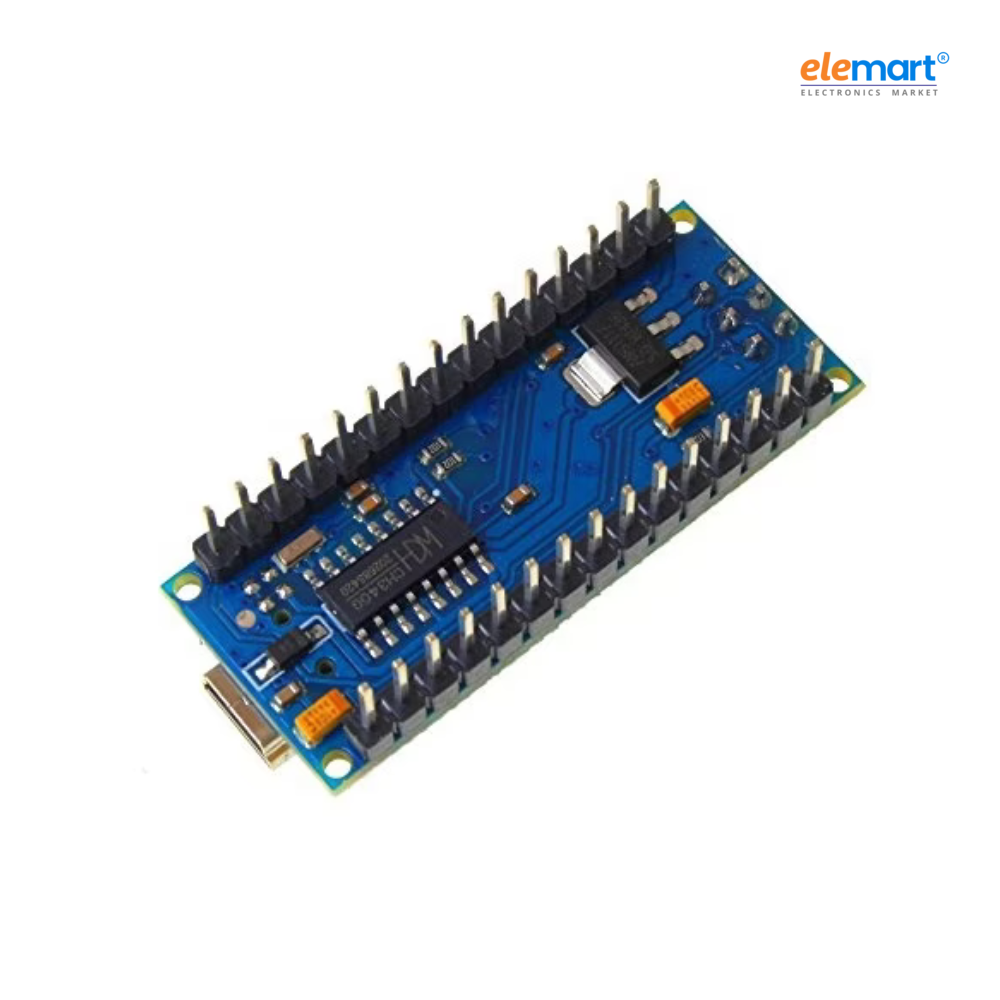 Nano CH340 Chip Board Without USB Cable Compatible with Arduino (Soldered)