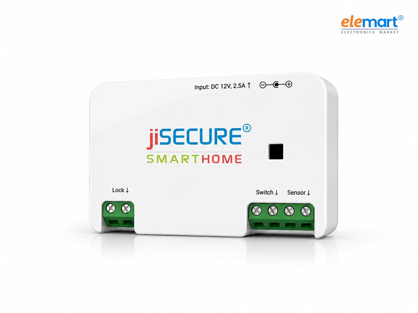 jiSECURE Smart Door Lock Controller Wireless Relay Momentary (1s) | PCB Circuit for Home Automation | WiFi & BLE Enabled