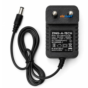 3V 1A DC Power Supply Adapter | 5.5mm x 2.5mm Male DC Plug Pin Connector | AC to DC Charger Adapter for LED Lights, Electronics & DIY Projects