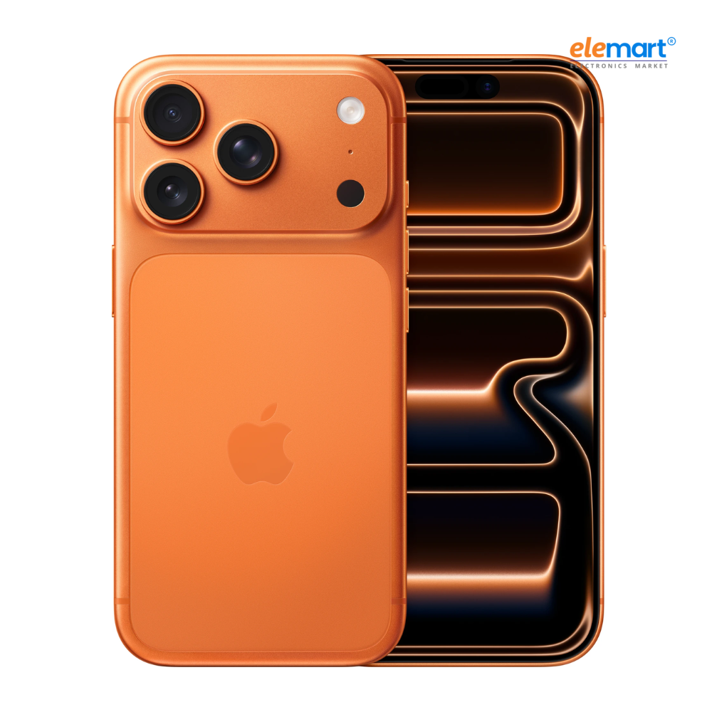 Apple iPhone 17 Pro (256GB) – Cosmic Orange | A19 Pro Chip | 48MP Pro Fusion Camera System | 6.3-inch Super Retina XDR OLED Display | ProMotion 120Hz | Apple Intelligence | 5G Smartphone