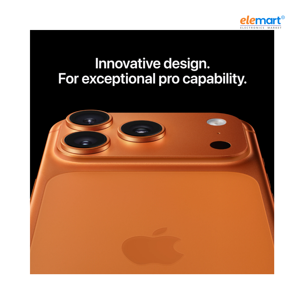 Apple iPhone 17 Pro (256GB) – Cosmic Orange | A19 Pro Chip | 48MP Pro Fusion Camera System | 6.3-inch Super Retina XDR OLED Display | ProMotion 120Hz | Apple Intelligence | 5G Smartphone