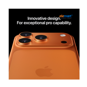 Apple iPhone 17 Pro (256GB) – Cosmic Orange | A19 Pro Chip | 48MP Pro Fusion Camera System | 6.3-inch Super Retina XDR OLED Display | ProMotion 120Hz | Apple Intelligence | 5G Smartphone