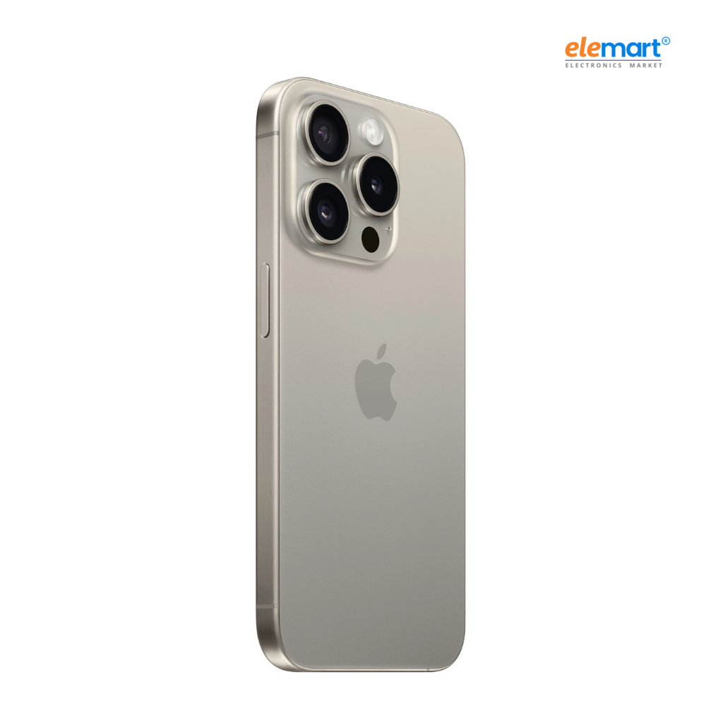 Apple iPhone 15 Pro (128GB) – Natural Titanium | A17 Pro Chip | 48MP Pro Camera System | 6.1-inch Super Retina XDR OLED Display | ProMotion 120Hz | Dynamic Island | 5G Smartphone