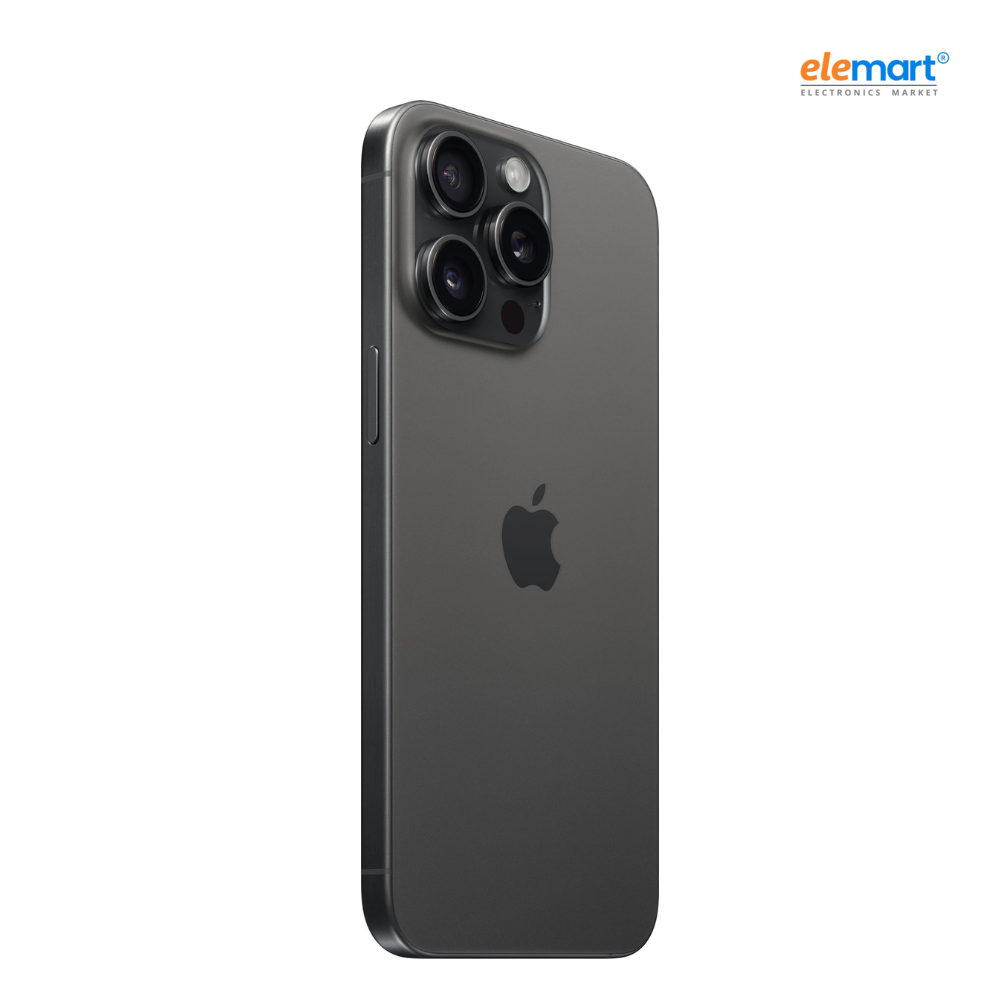 Apple iPhone 15 Pro Max (512GB) Black Titanium | A17 Pro Chip | 48MP Pro Camera with 5x Telephoto Zoom | 6.7-inch Super Retina XDR ProMotion Display | Titanium Design | USB-C | 5G