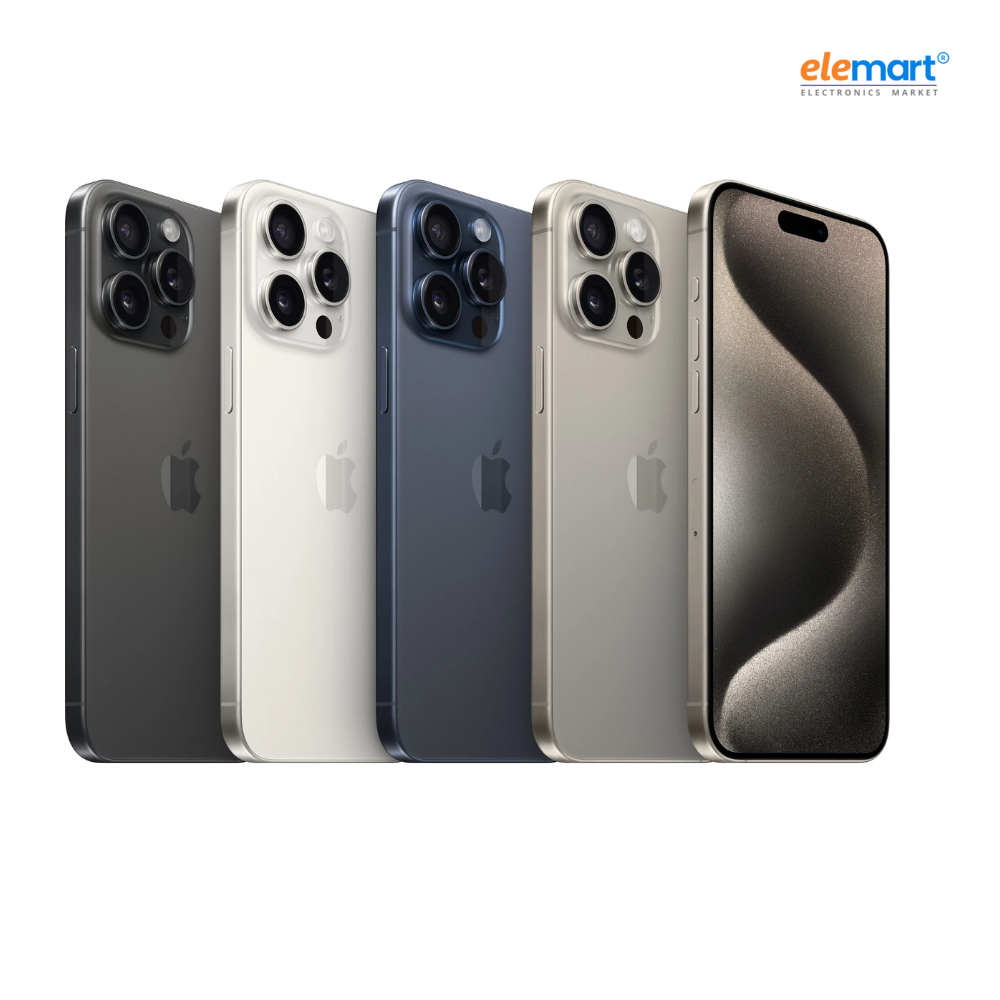 Apple iPhone 15 Pro Max (512GB) Black Titanium | A17 Pro Chip | 48MP Pro Camera with 5x Telephoto Zoom | 6.7-inch Super Retina XDR ProMotion Display | Titanium Design | USB-C | 5G
