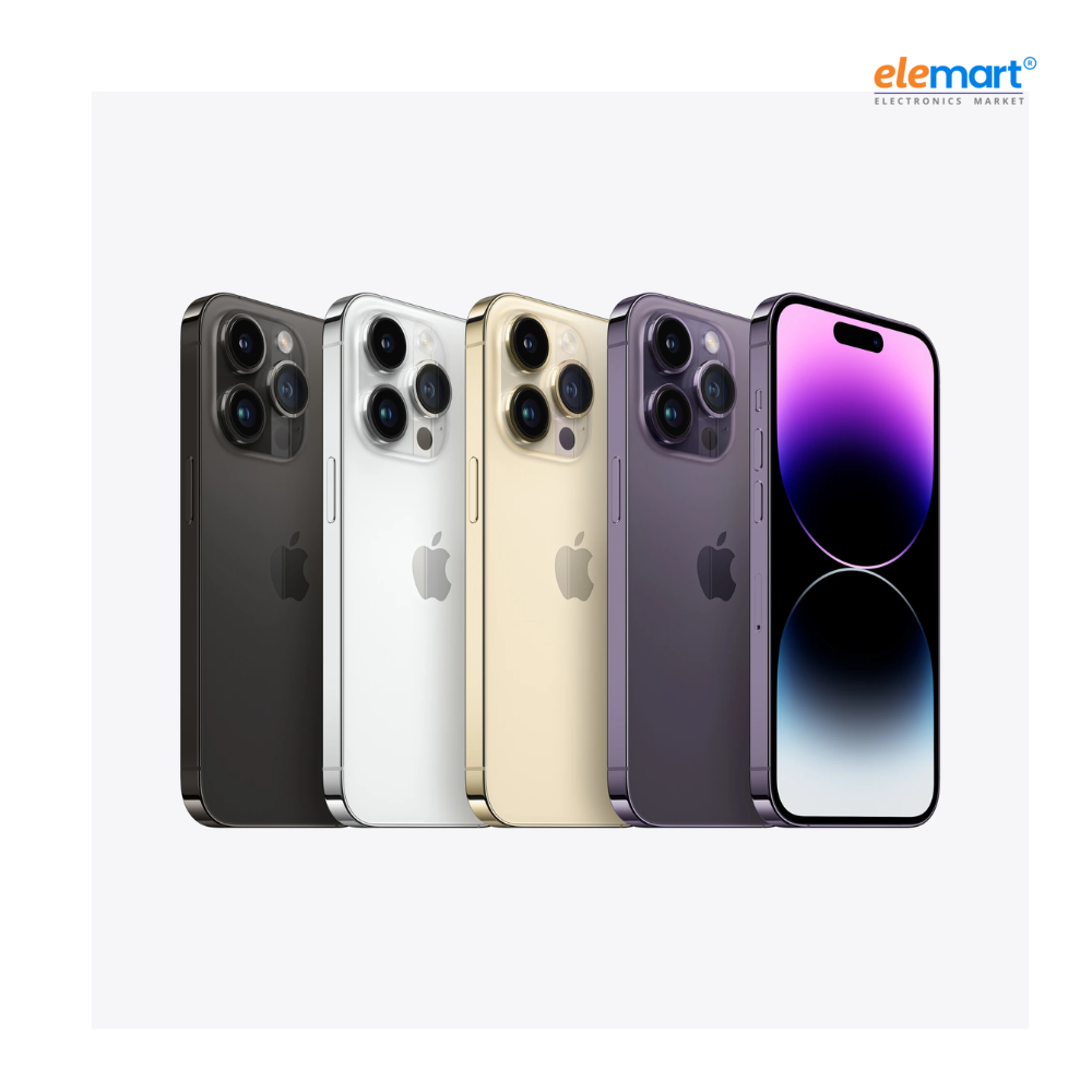 Apple iPhone 14 Pro (128GB) – Silver | A16 Bionic Chip | 48MP Pro Camera System | 6.1-inch Super Retina XDR Display | Dynamic Island | ProMotion 120Hz | 5G Smartphone