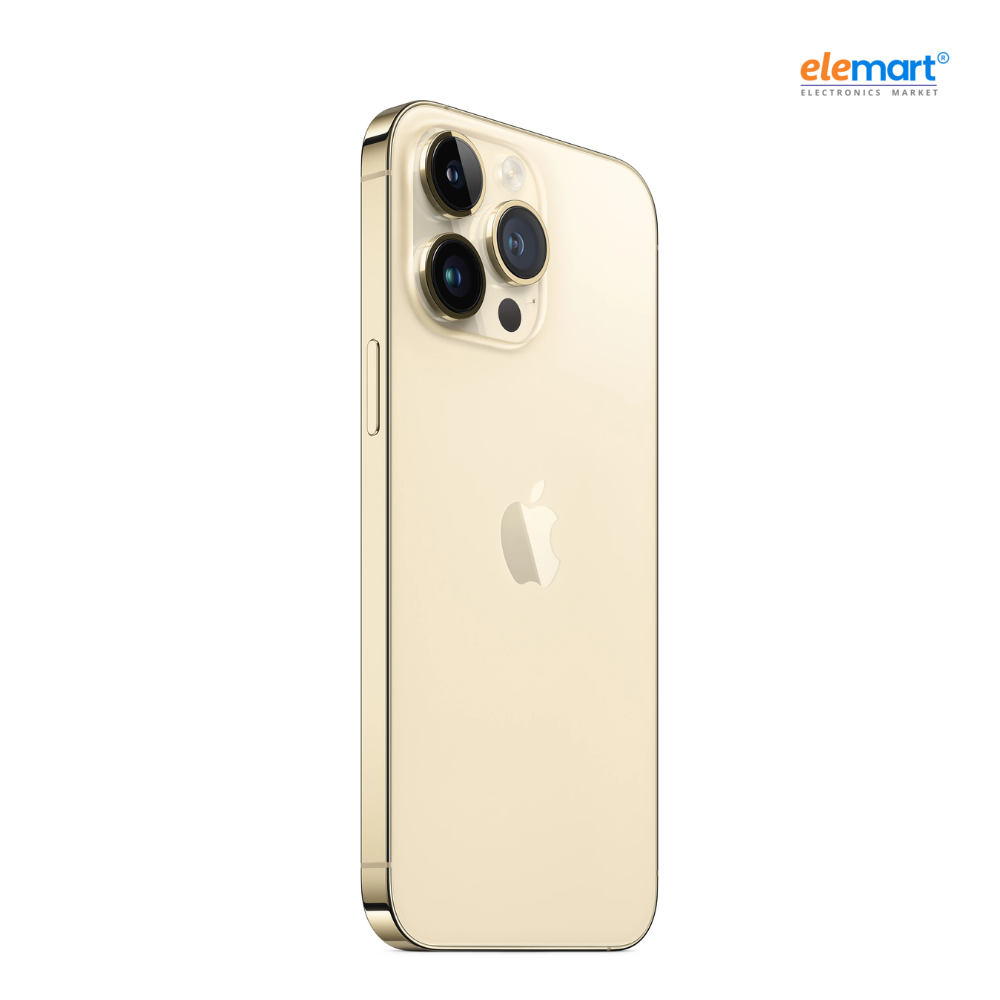 Apple iPhone 14 Pro Max (128GB) – Gold | A16 Bionic Chip | 48MP Pro Camera with Telephoto Lens | 6.7-inch Super Retina XDR ProMotion Display | Dynamic Island | 5G Smartphone