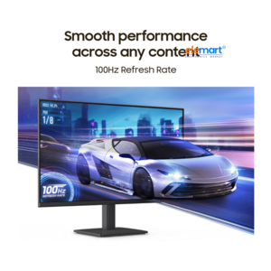 Samsung Essential S3 24-inch Full HD IPS Monitor | 100Hz Refresh Rate | 5ms Response Time | HDMI & VGA | Eye Saver Mode | Flicker Free | Borderless Design | LS24D300GAWXXL | Black