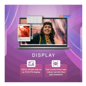 Dell Vostro 3530 15.6-inch Laptop (13th Gen Intel Core i5-1334U, 16GB RAM, 512GB SSD, Windows 11 Pro) – Full HD Anti-Glare Display, Fingerprint Reader, MS Office 2021