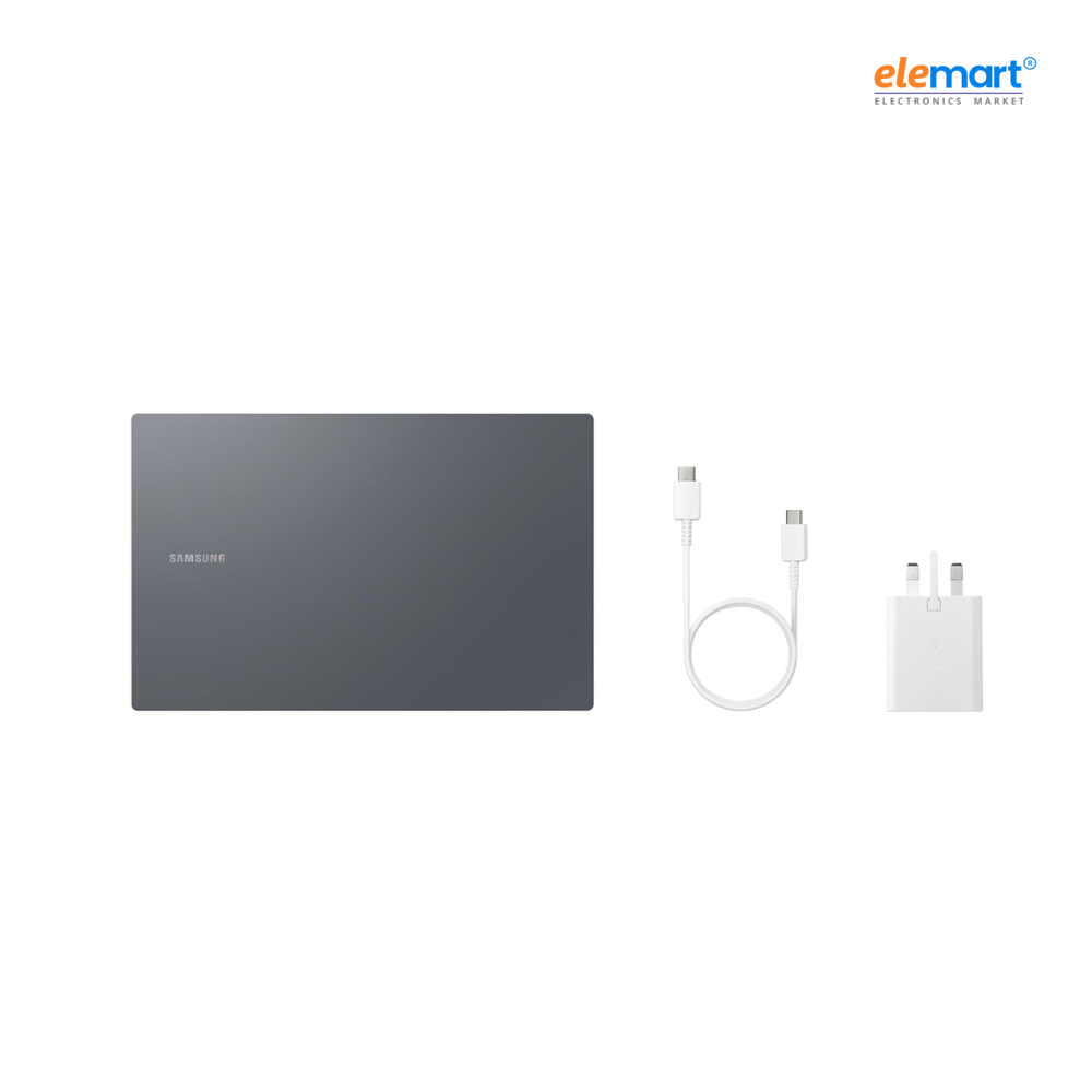 Samsung Galaxy Book4 15.6-inch Laptop (13th Gen Intel Core i5-1335U, 16GB RAM, 512GB SSD, Windows 11 Home) – Full HD Anti-Glare Display, Intel Iris Xe Graphics, Fingerprint Reader, MS Office