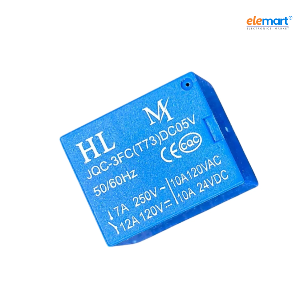 HL JQC3FC 5V DC 7A PCB Mount Relay