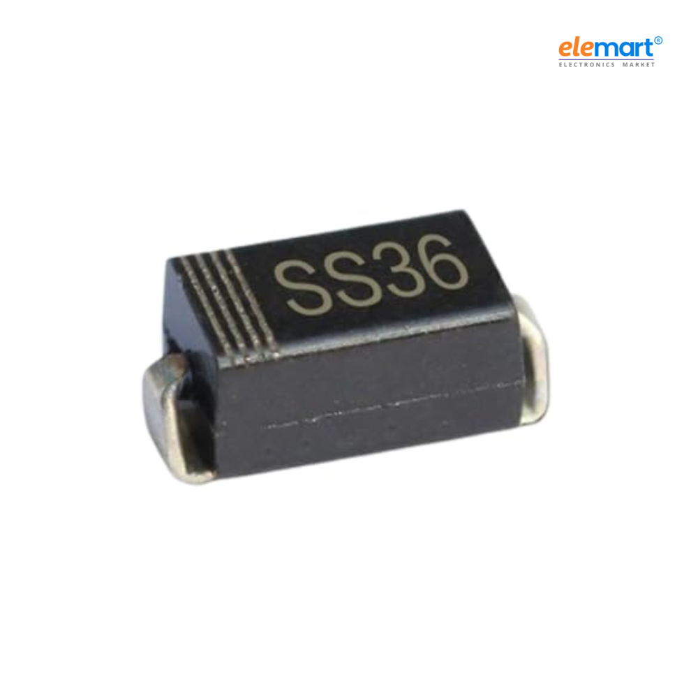 SS36 Schottky Barrier Diode 60V 3A SMA (DO-214AC) SMD Rectifier Diode | Surface Mount Fast Recovery Low Forward Voltage ( Pack of 50)