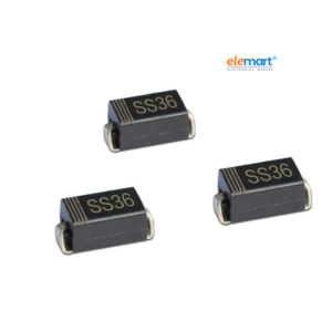SS36 Schottky Barrier Diode 60V 3A SMA (DO-214AC) SMD Rectifier Diode | Surface Mount Fast Recovery Low Forward Voltage ( Pack of 50)