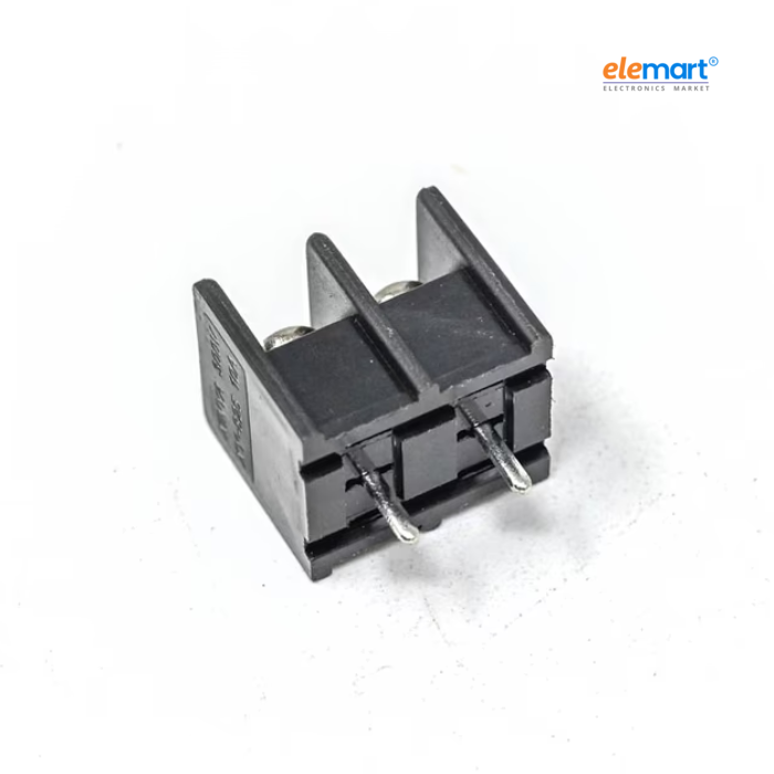 2 Pin Barrier Terminal Block Connector | Screw Type Wire Connector